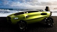 Автомобиль-амфибия для пляжных спасателей