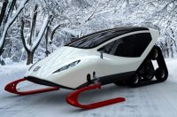 Электрический снегоход Snowmobile с кабиной