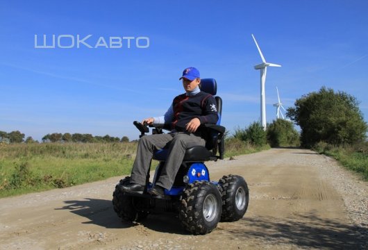 Внедорожная электрическая коляска Проходимец для инвалидов