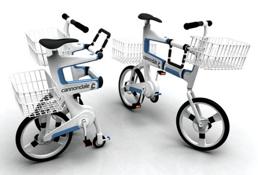 Bike and Shopping Cart